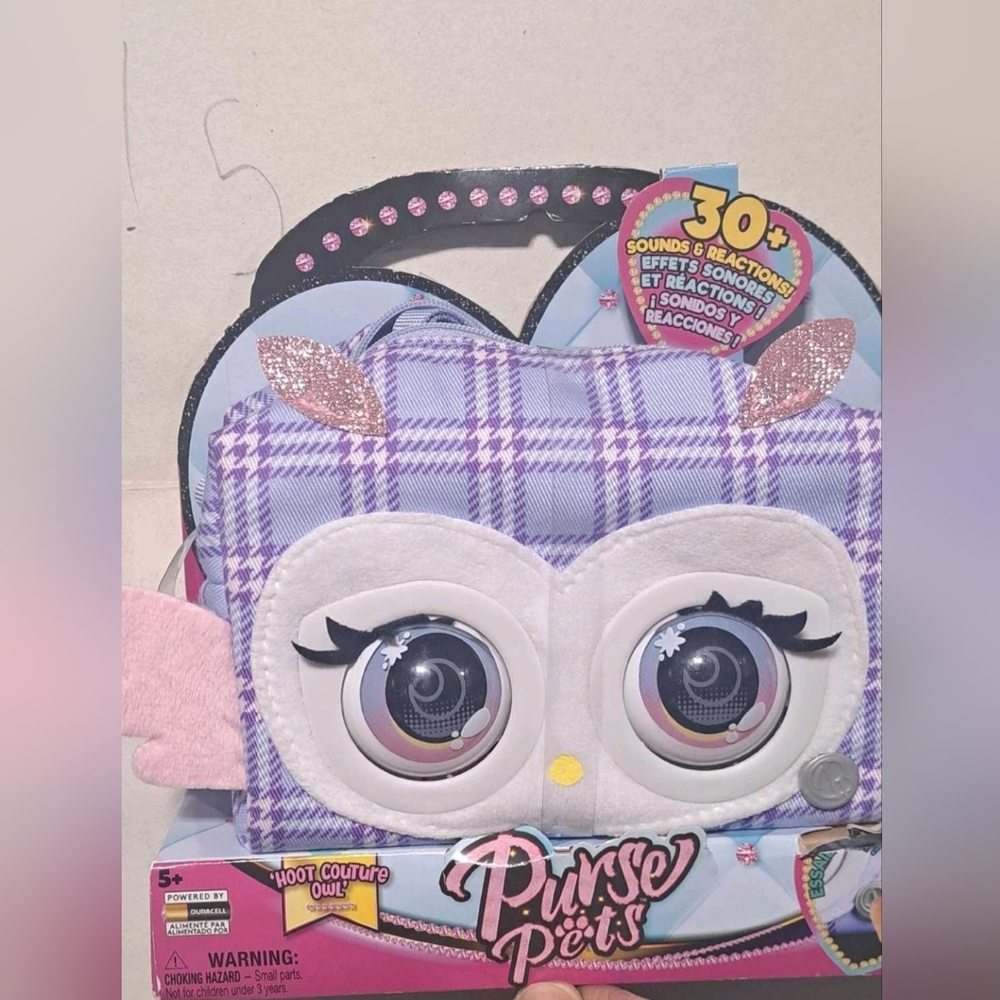 Brand New Purse Pets Hoot Couture Owl Bag with Sound Effects